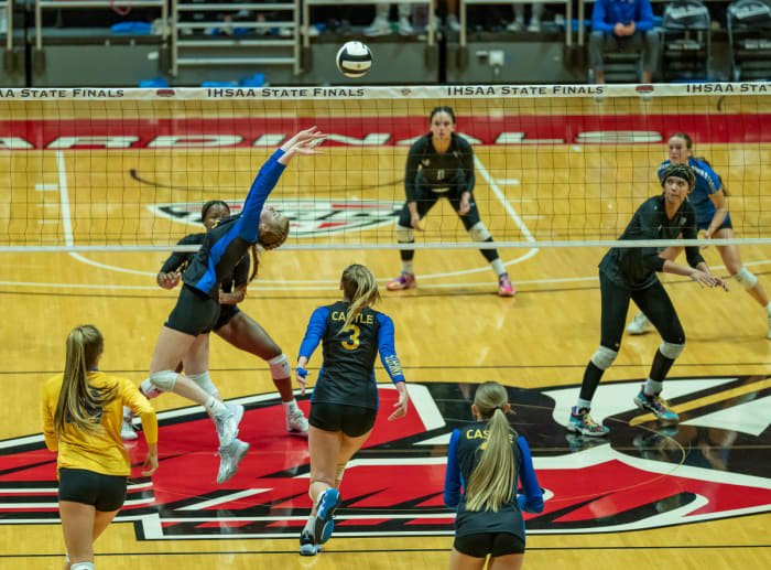 Hamilton Southeastern Castle Illinois girls volleyball 11-4-23 Julie L Brown 24037